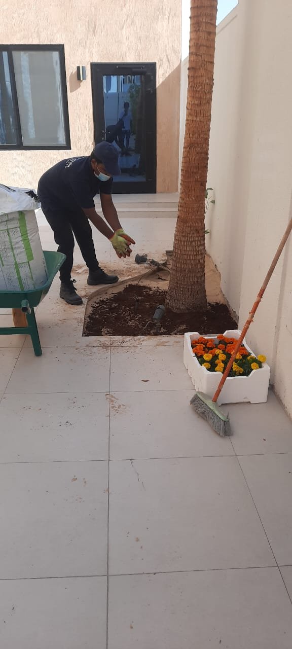 صيانة الحدائق وتأسيس أنظمة الري ورش مبيدات