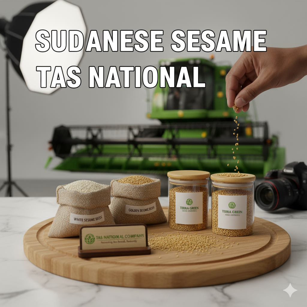 نقدّم لكم أجود أنواع السمسم السوداني الأبيض والأحمر بأعلى درجات النقاء، مع خدمات تصدير المعدات والآلات الزراعية وقطع الغيار