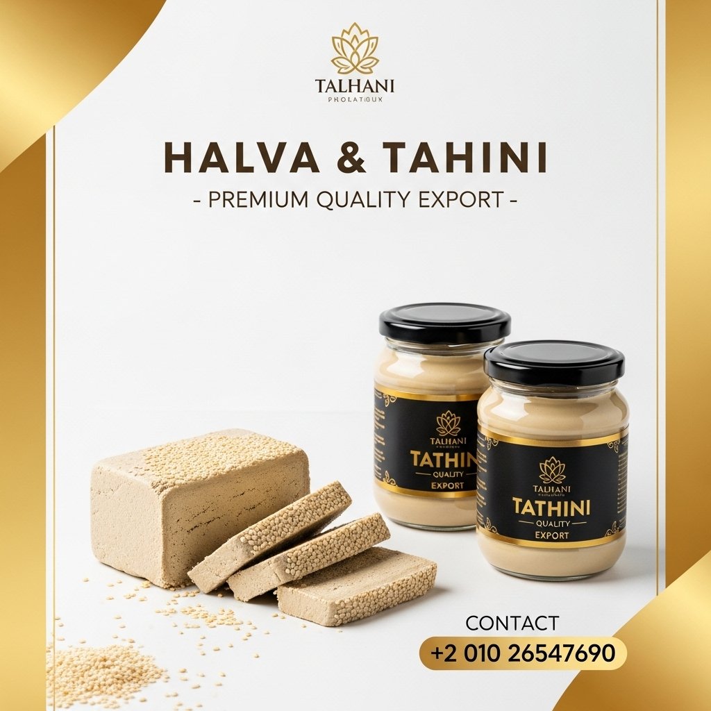 مصنع إنتاج الحلاوة الطحينية والطحينة الطبيعية